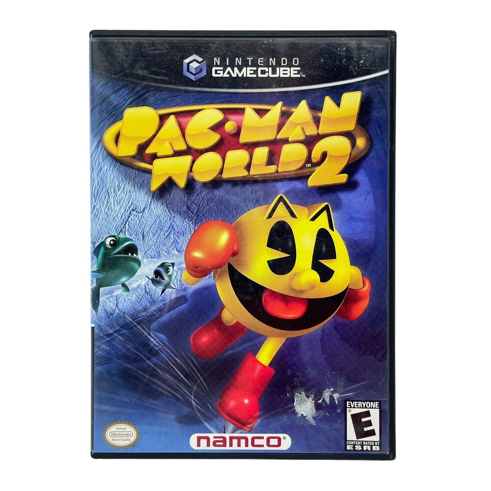 Pac-Man World 2 Nintendo GameCube Complete CIB Disc Manual Case Namco